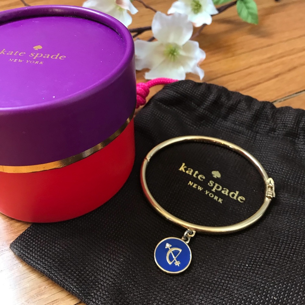 Kate Spade golden horoscope Sagittarius bangle